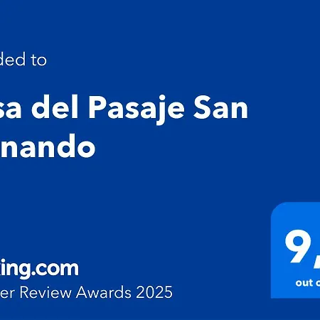 Casa Del Pasaje San Fernando Apartment *